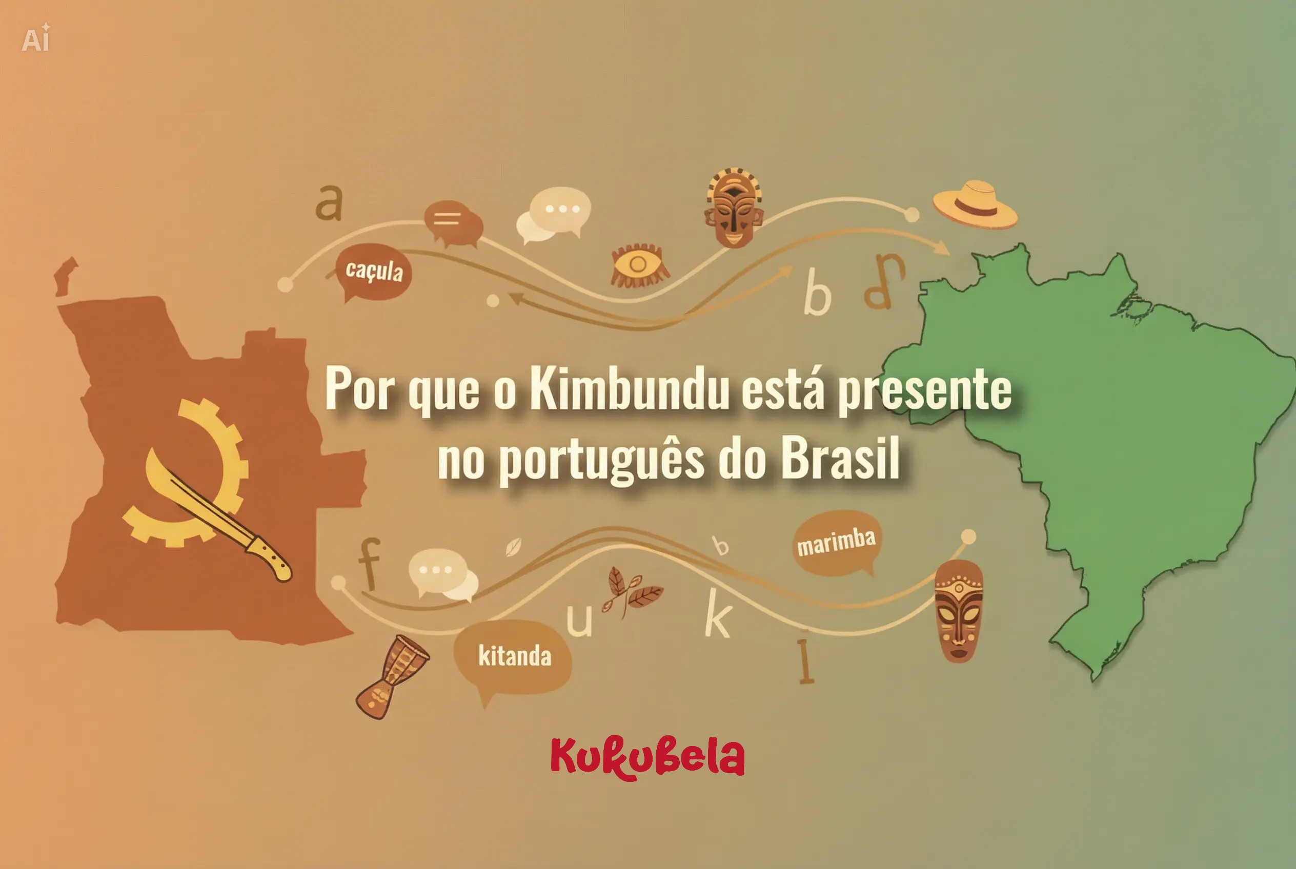 Por que o Kimbundu está presente no português do Brasil