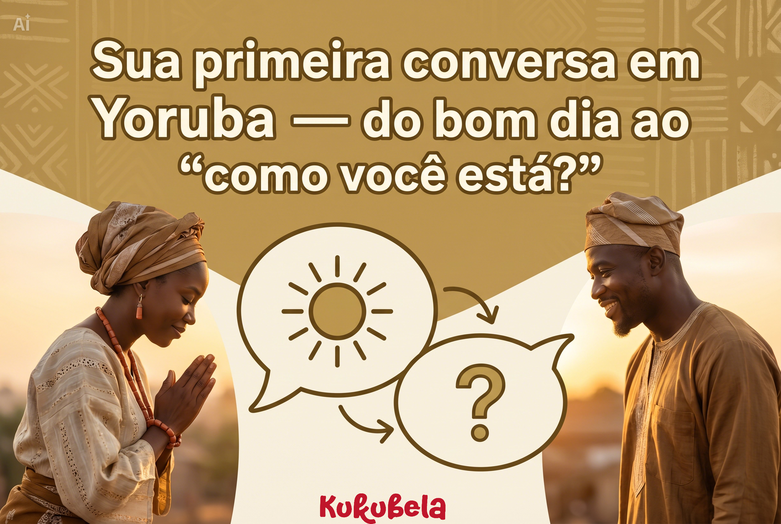 Sua primeira conversa em Yoruba — do bom dia ao "como você está?"