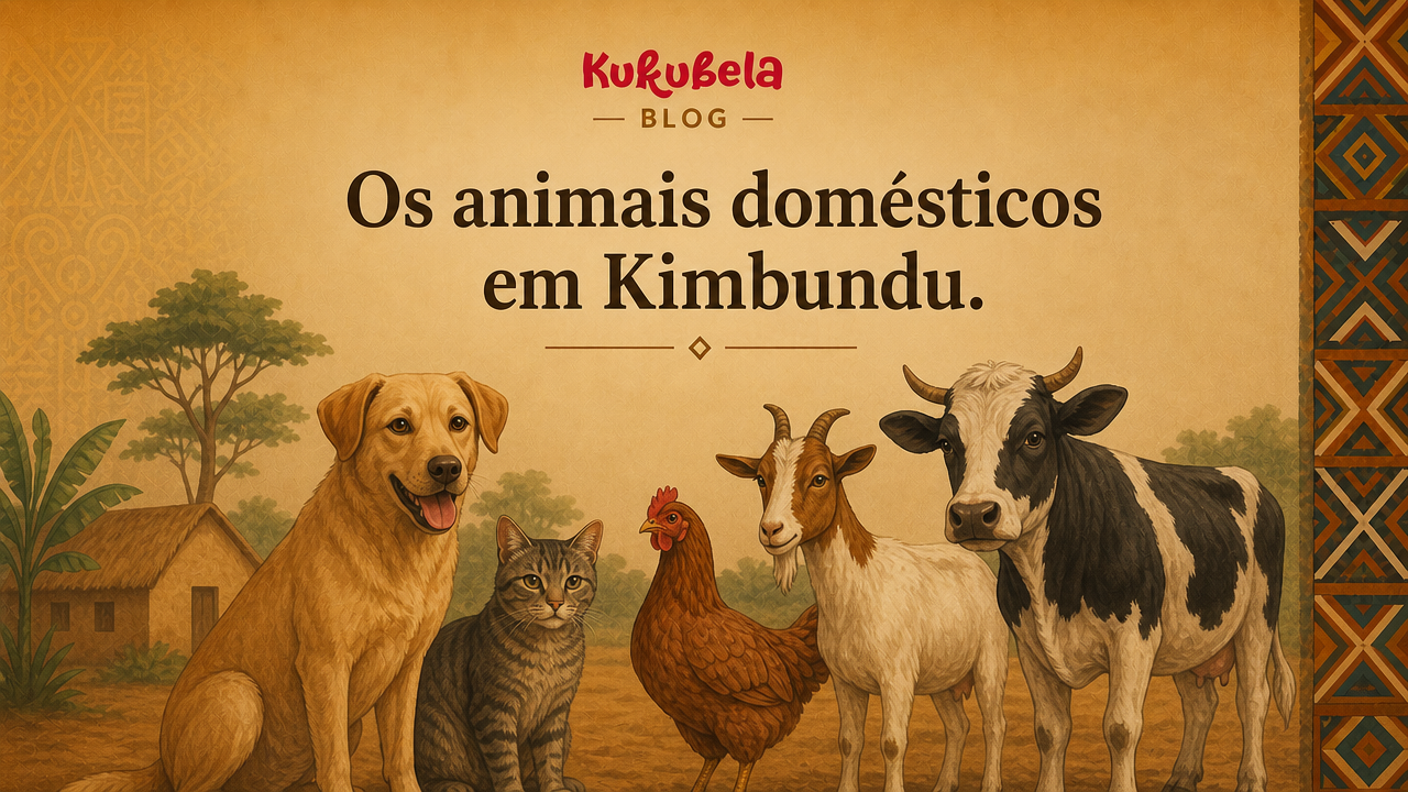 Os animais domésticos em Kimbundu