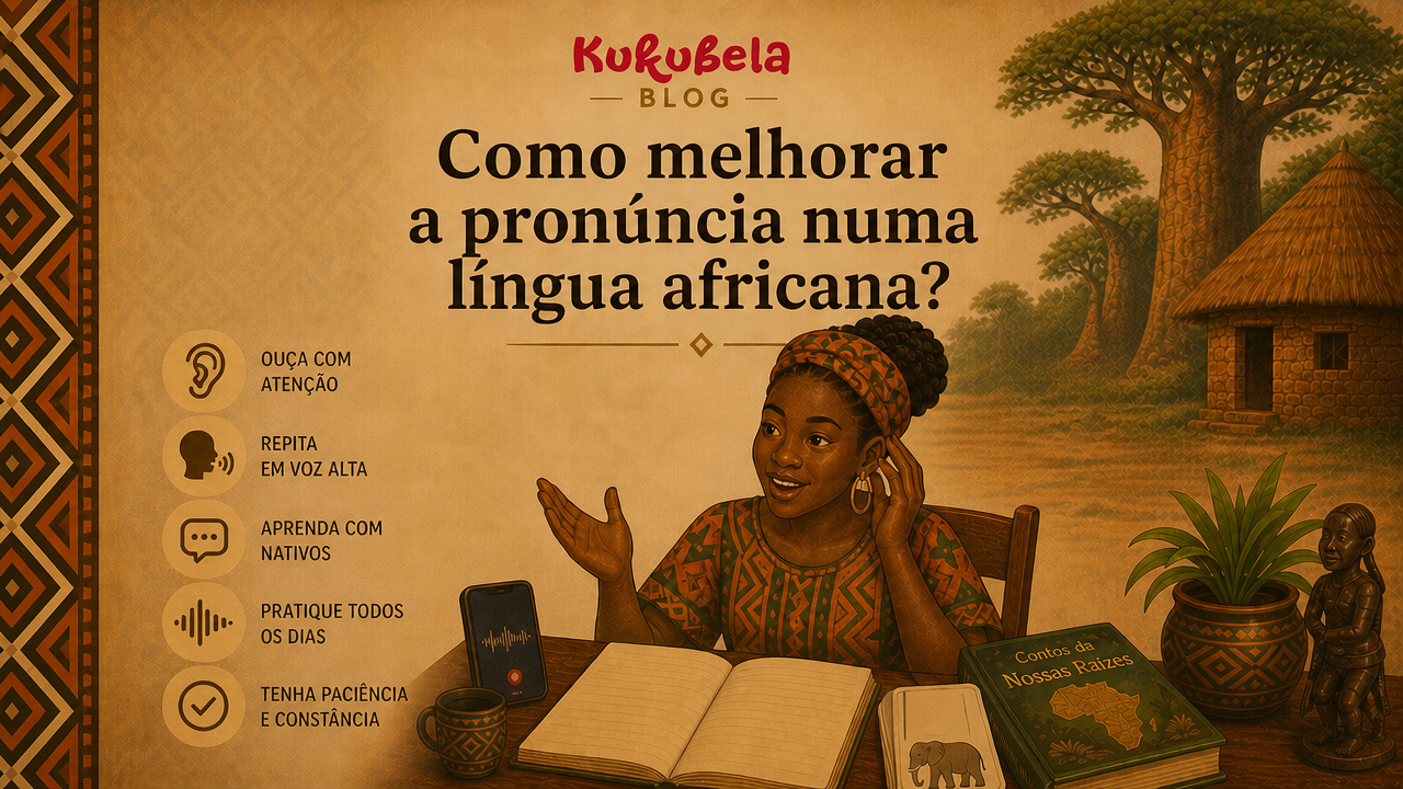 Como melhorar a pronúncia numa língua africana?