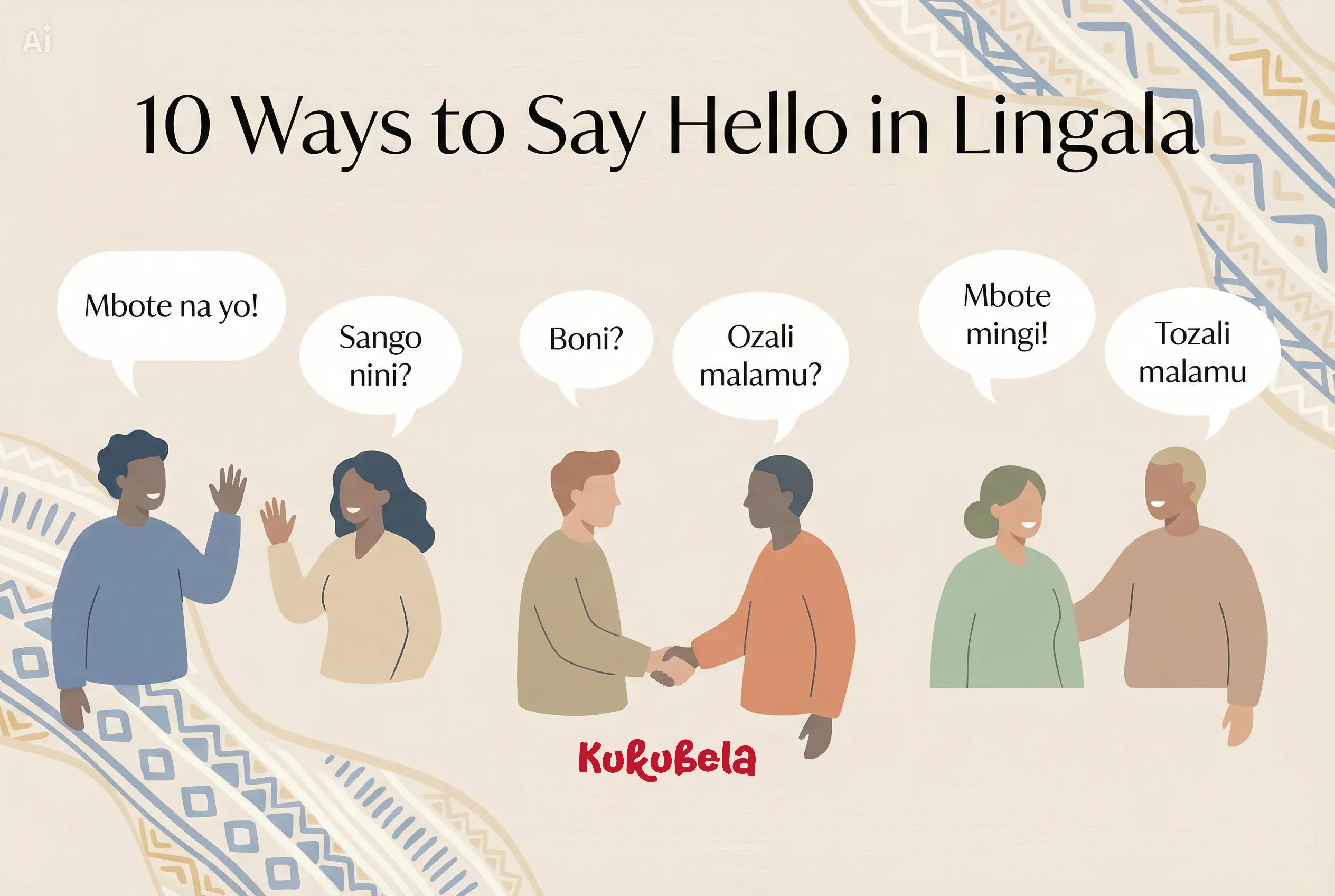 10 Ways to Say Hello in Lingala