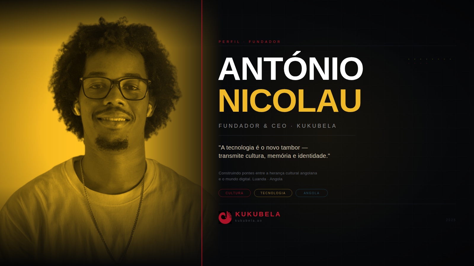 António Nicolau — o angolano que quer que 1 milhão de pessoas aprendam línguas africanas