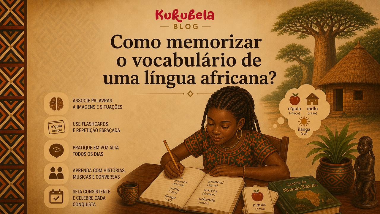 Como memorizar o vocabulário de uma língua africana?