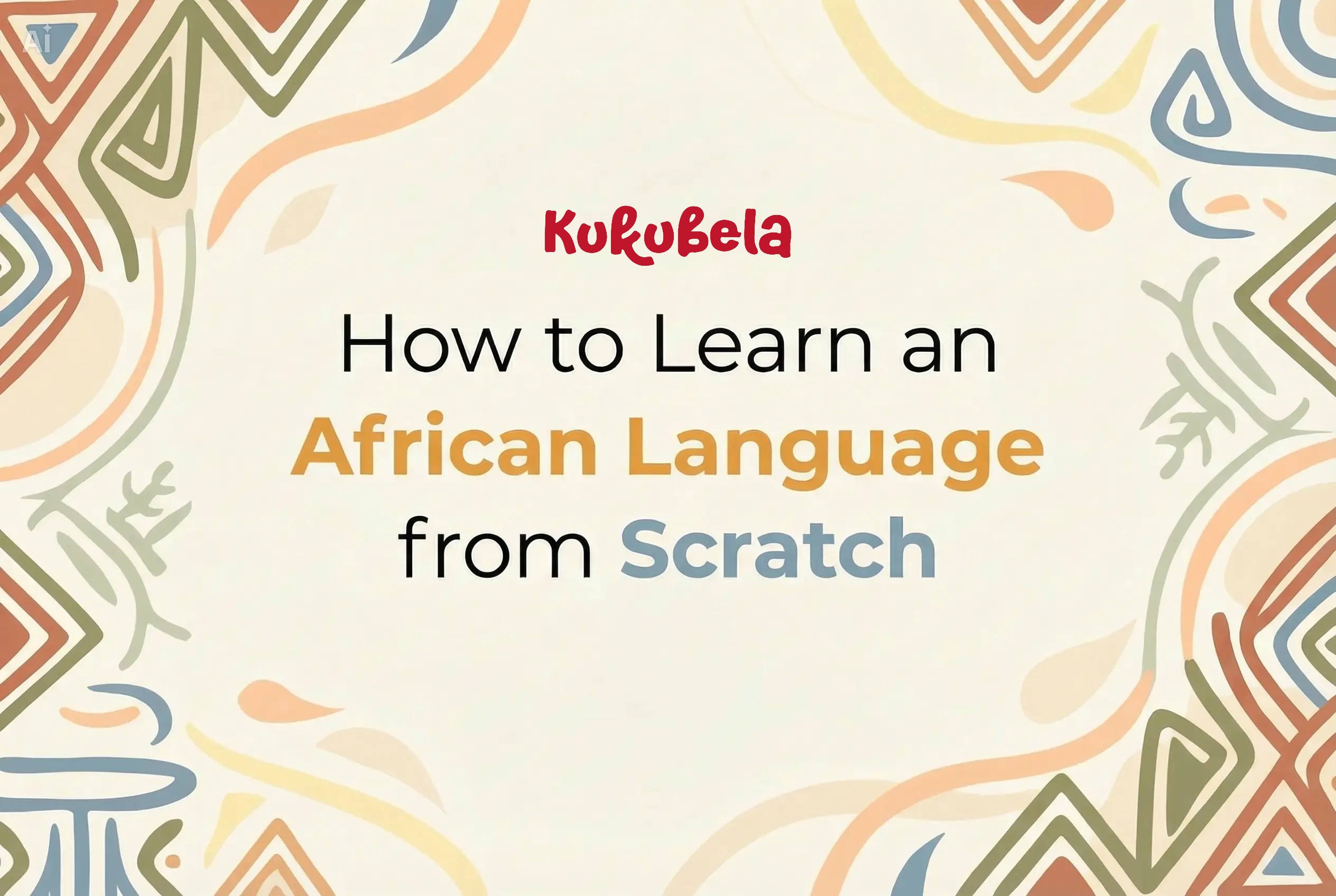 Is It Possible to Learn Kimbundu on Your Own?