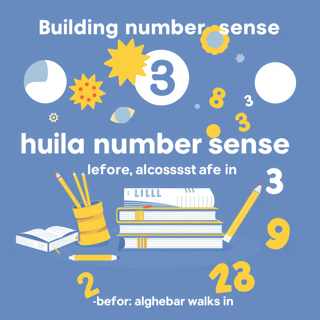 Building Number Sense Before Tackling Algebra