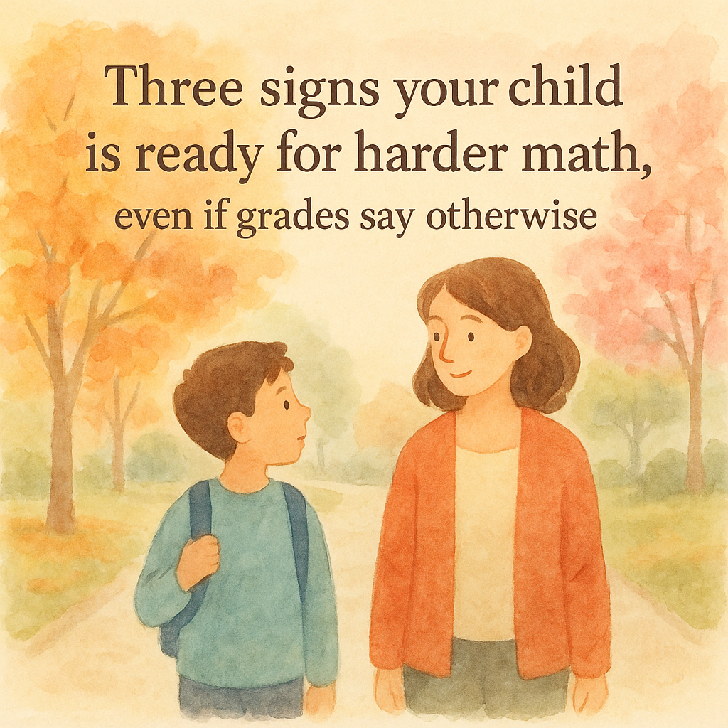 Is Your Child Ready for Harder Math?