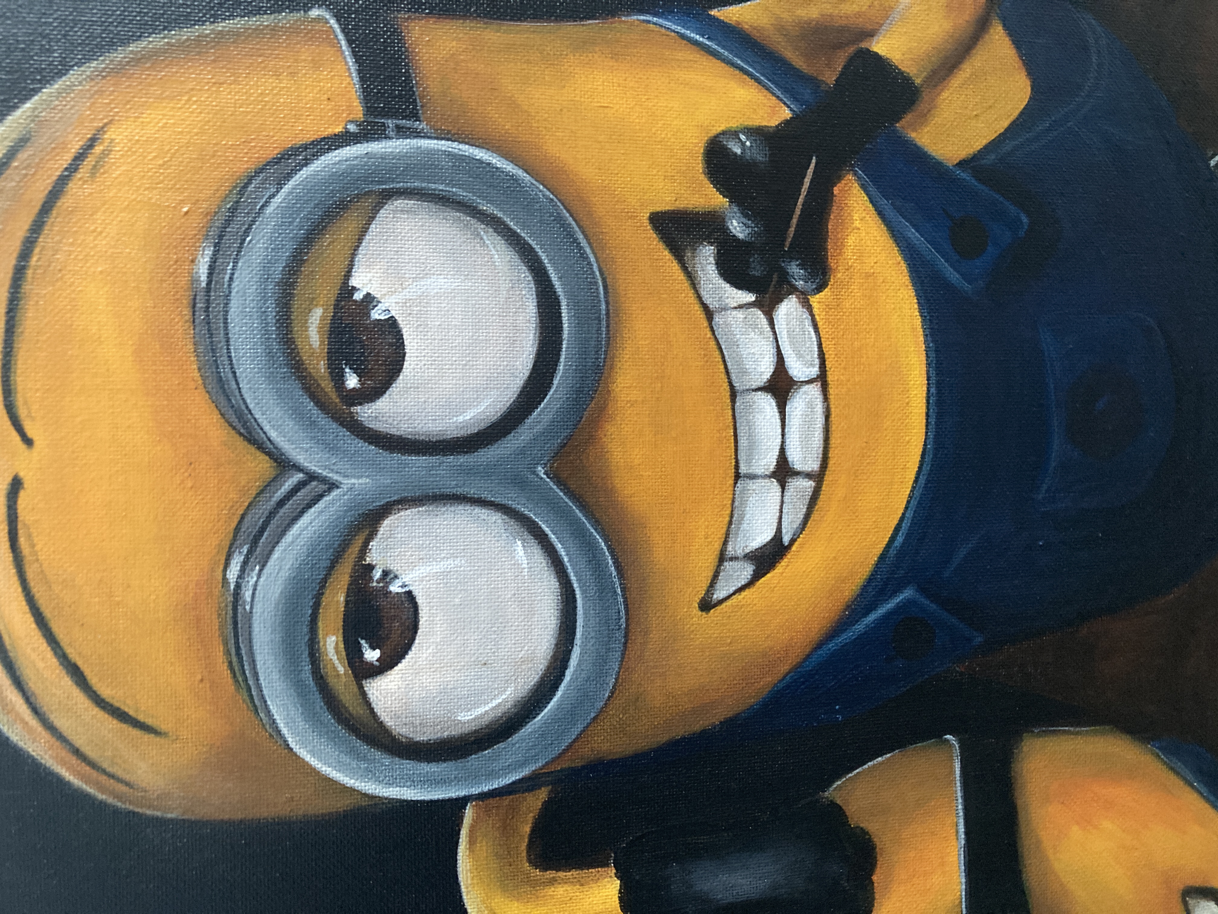 Schilderij van een fantasie wezen