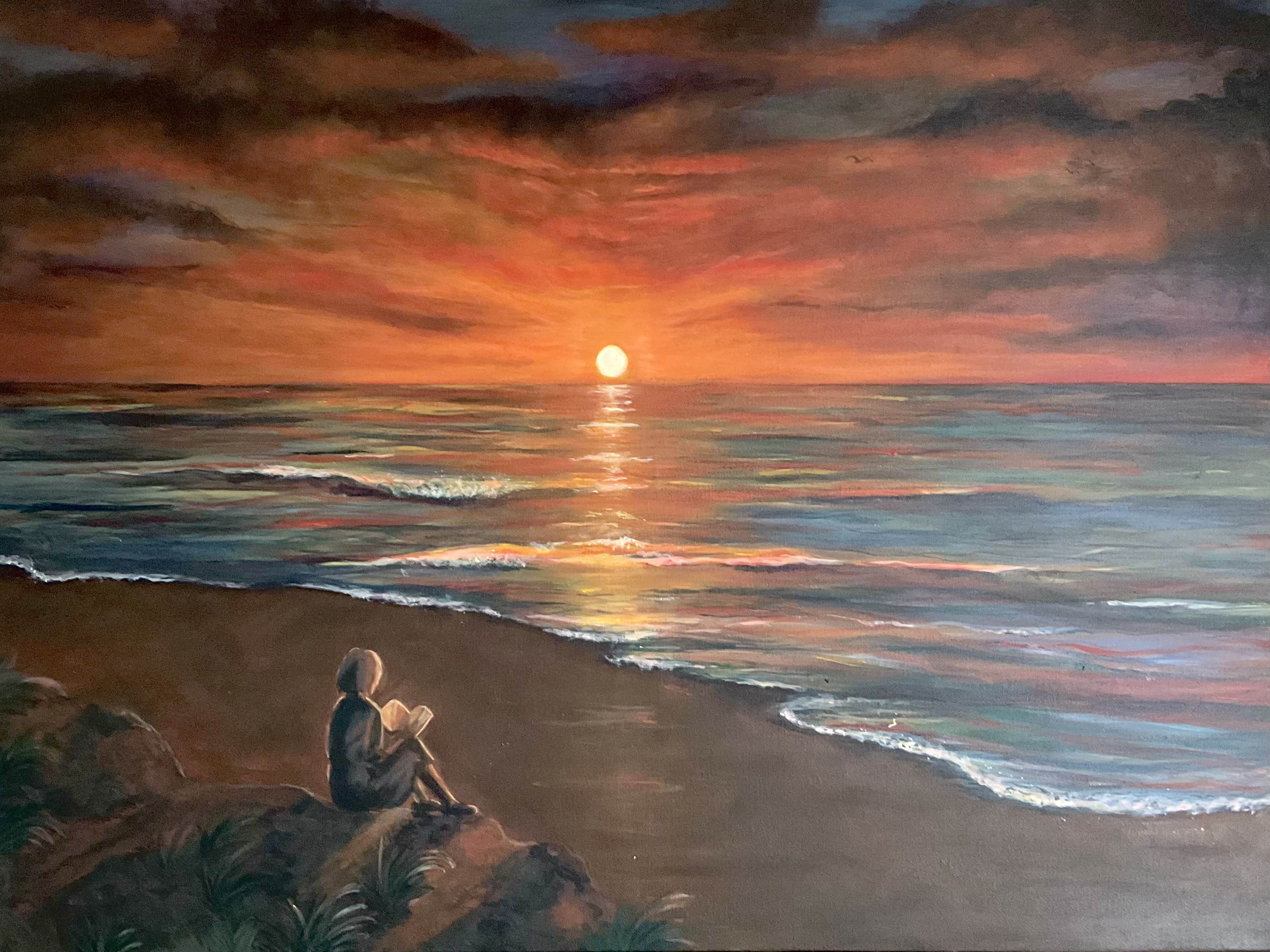 Schilderij detail