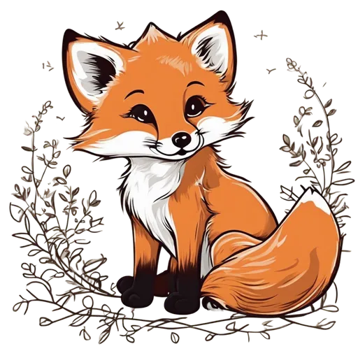 Image generated from A little fox