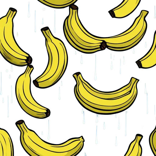 Image generated from It's raining bananas