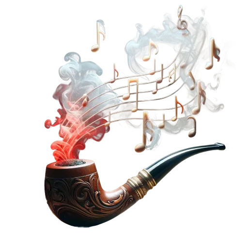 Image generated from Then the pipe took on a different sound