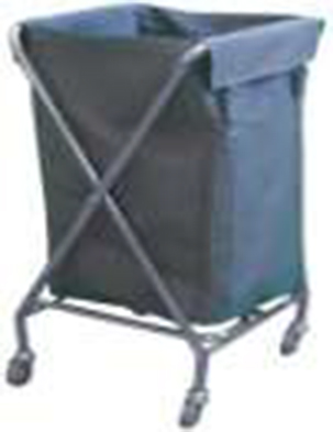 TEK BÖLMELİ ÇÖP ÇAMAŞIR TOPLAMA ARABASI KROM