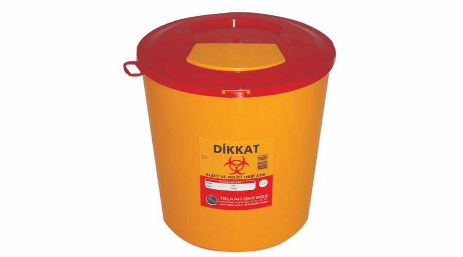 TIBBİ ATIK KOVASI 1,5 L CEYPLAS A KALITE