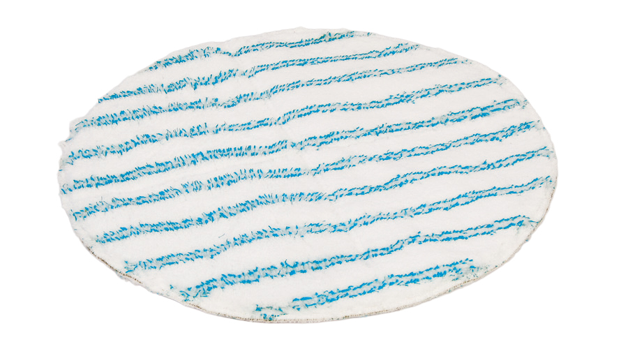 MİKROFİBER PED MAVİ ÇİZGİLİ ÇİFT TARAFLI CEYMOP PRO (43 CM)