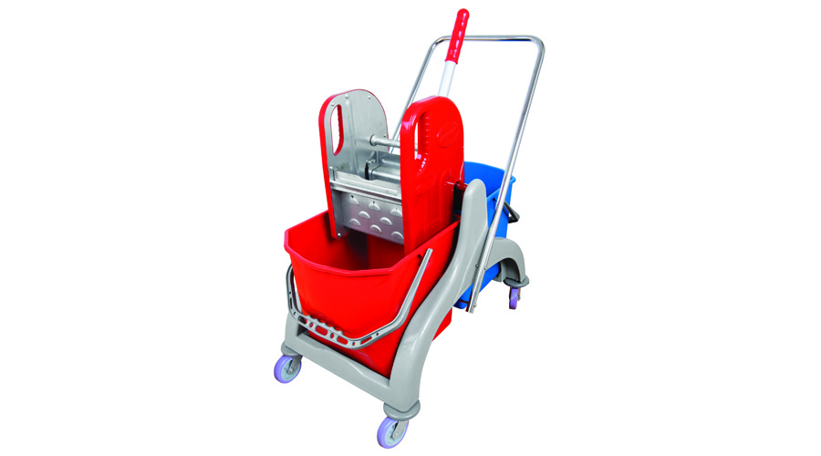 ÇİFT KOVALI TEMİZLİK SETİ ÇELİK PRESLİ CEYMOP PRO