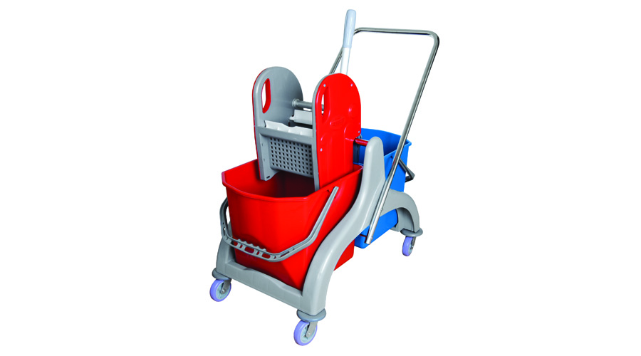 ÇİFT KOVALI TEMİZLİK SETİ PLASTİK PRESLİ CEYMOP PRO