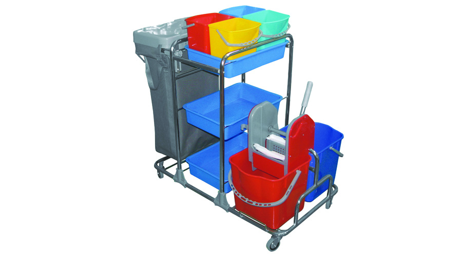 KROM KAT ARABASI ÇIFT KOVALI COP TOPLAMALI 4 KOVALI BRANDALI