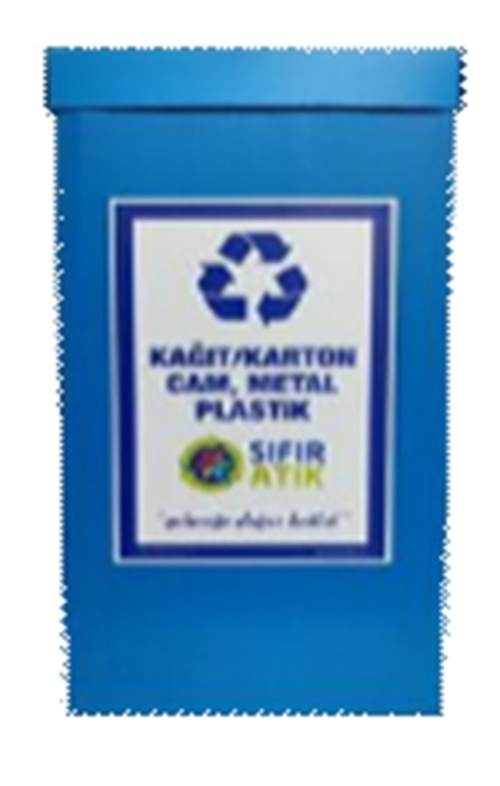 FOLYO BASKILI GERİ DÖNÜŞÜM KUTUSU (70 L)