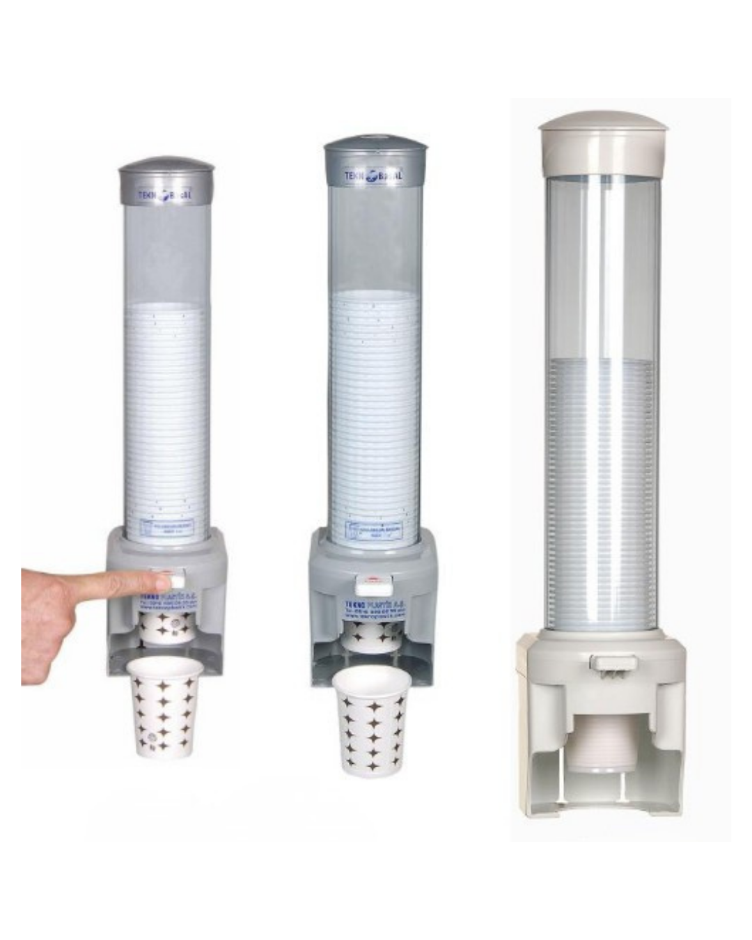 TEKNO Plastik ve Karton Bardak Otomatı Tuşlu