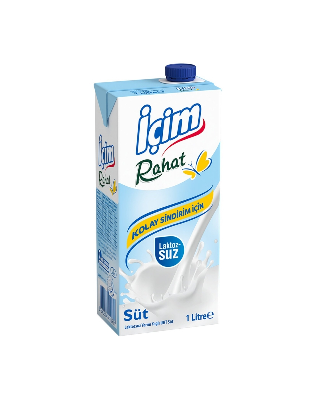 İçim Rahat Laktozsuz Süt 1 Lt 12 Adet