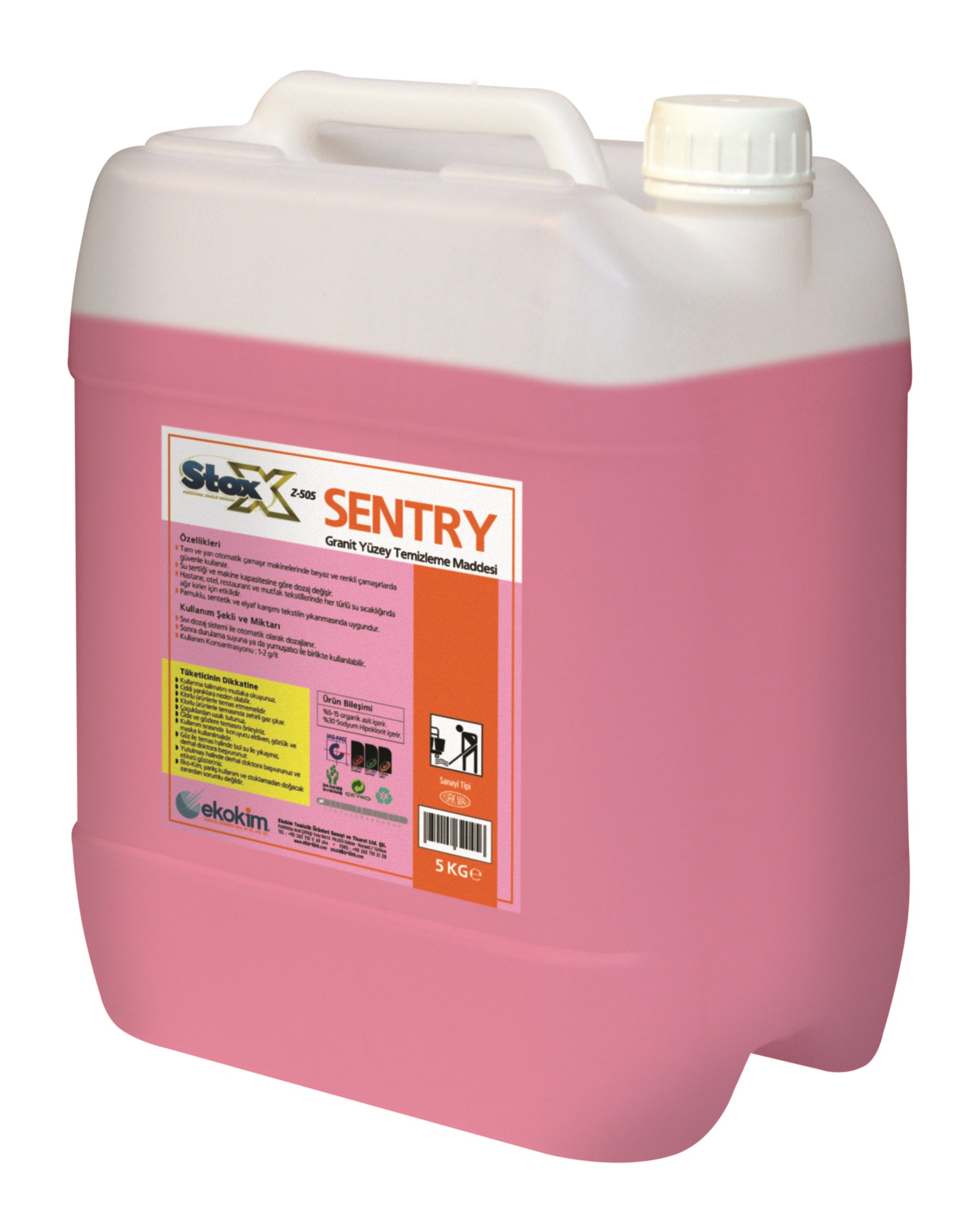 Stox Sentry Granit Yüzeyler için Ekstra Temizlik Maddesi - 5 LT