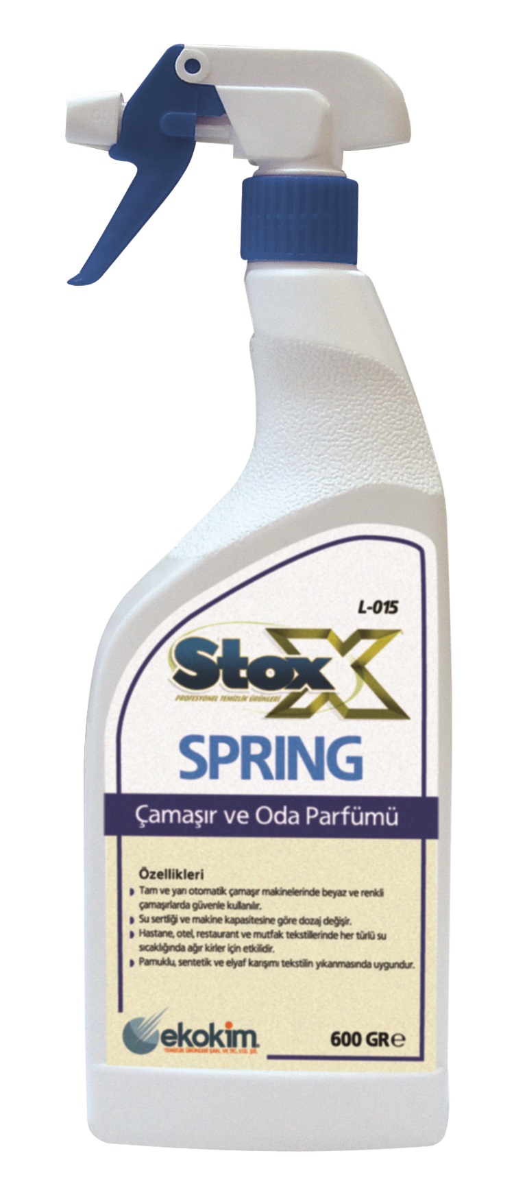 Stox Spring Alkol Bazlı Çamaşır ve Oda Spreyi - 600 ML