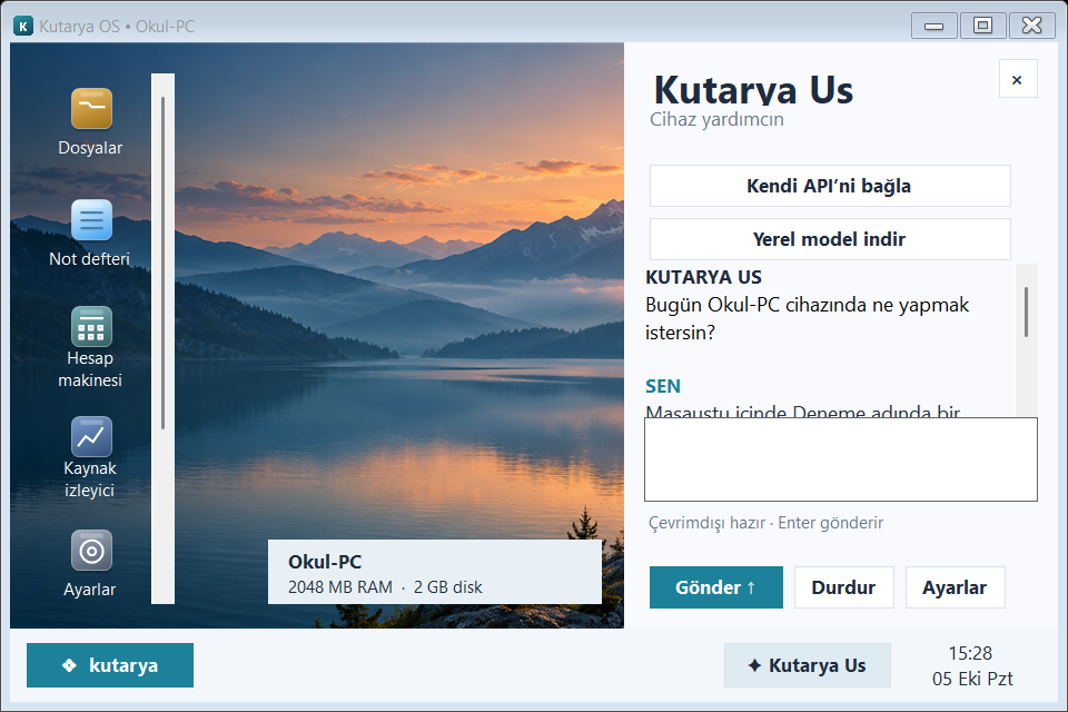 Kutarya OS ekran görüntüsü 4