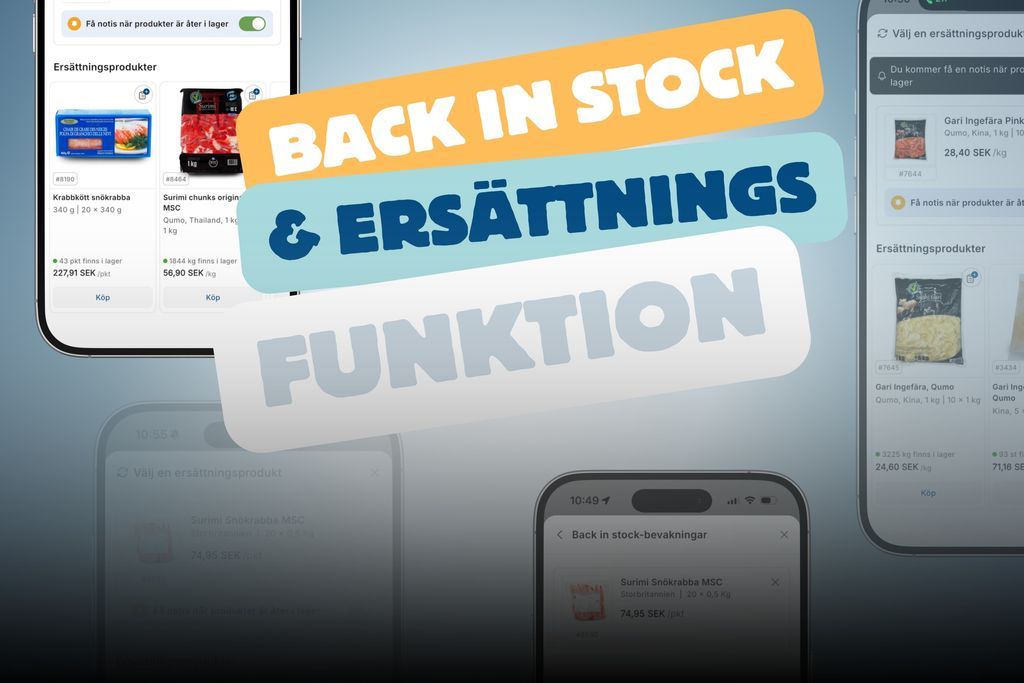 Appen har fått nya funktioner!