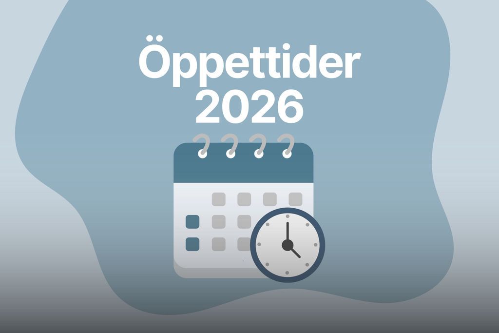 Våra öppettider 2026