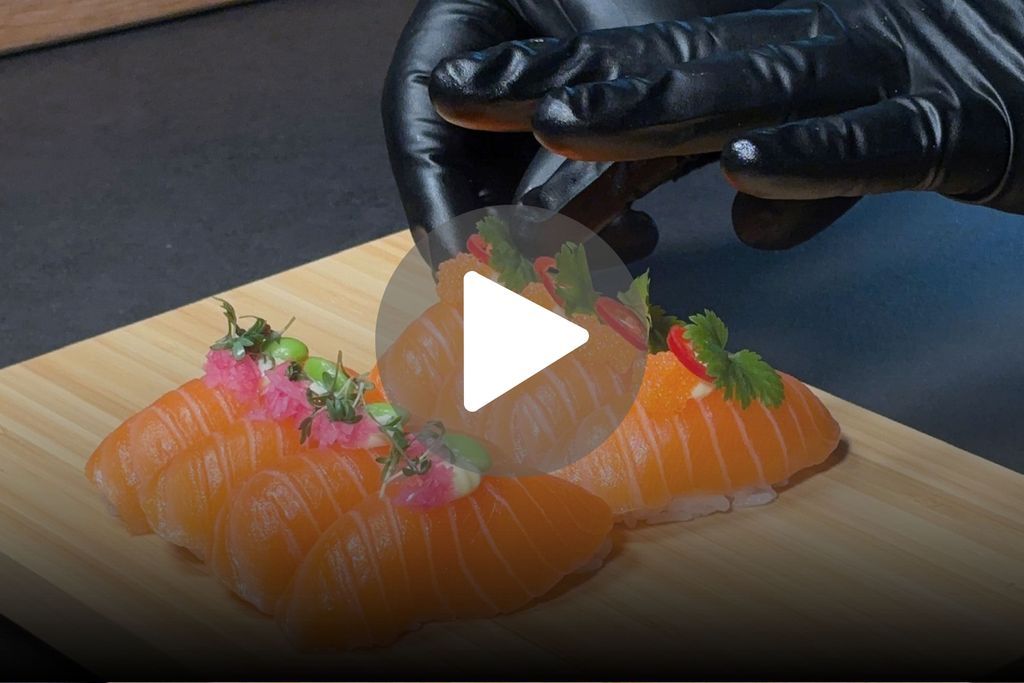 Handcut Neta, Salmon