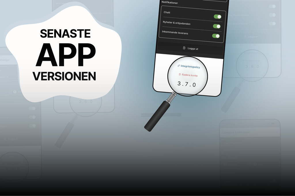 En helt ny version finns tillgänglig 📱