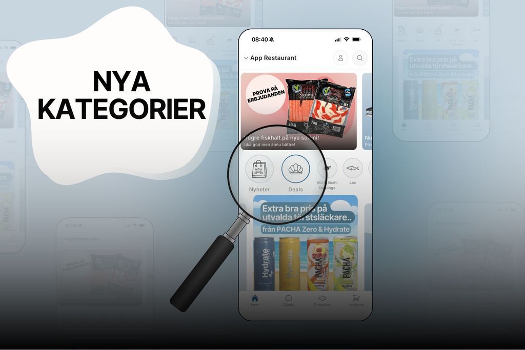 Vi introducerar kategorierna - News & Deals!