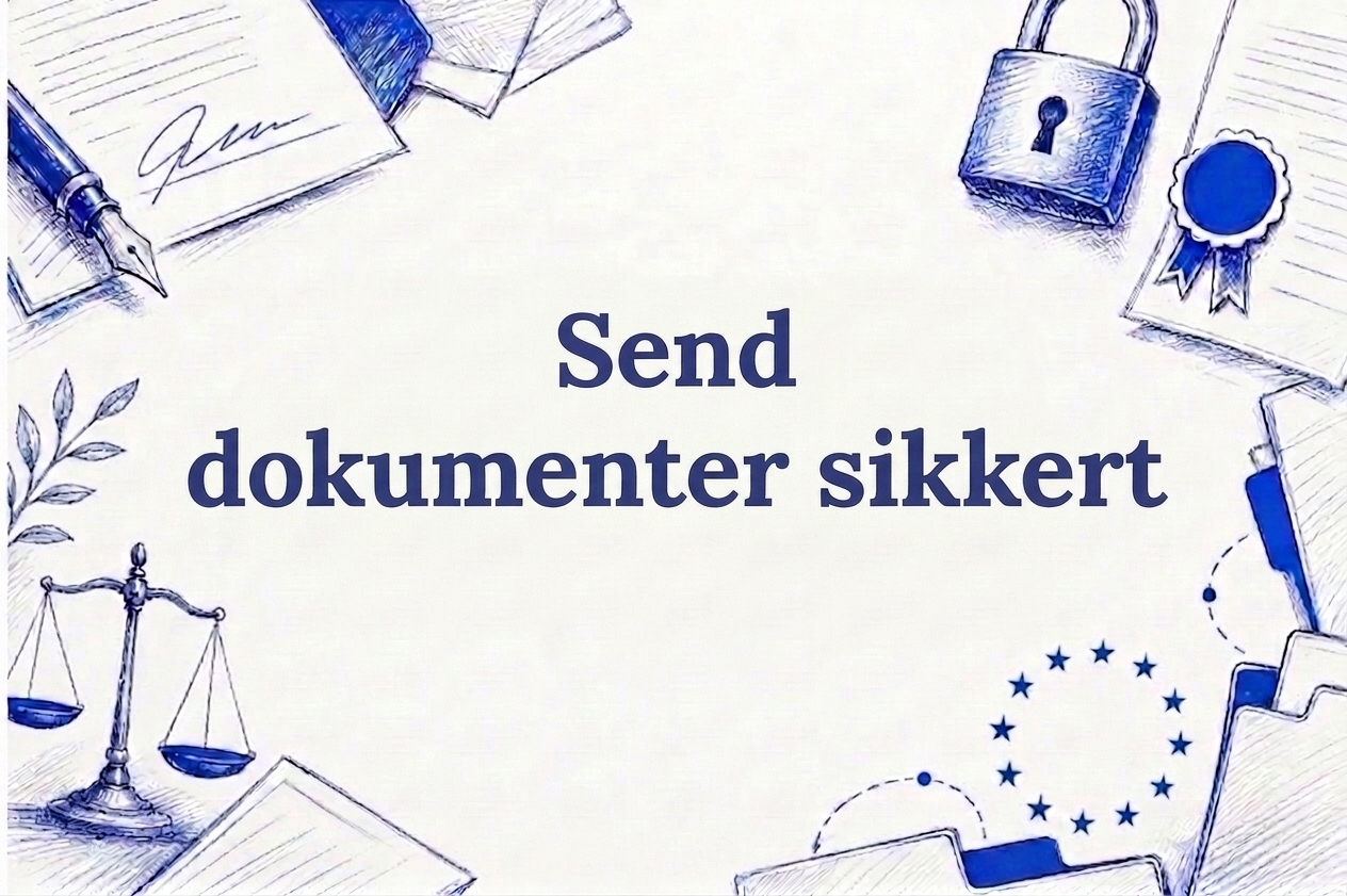 Send dokumenter sikkert: Sådan deler du fortrolige filer lovligt efter GDPR