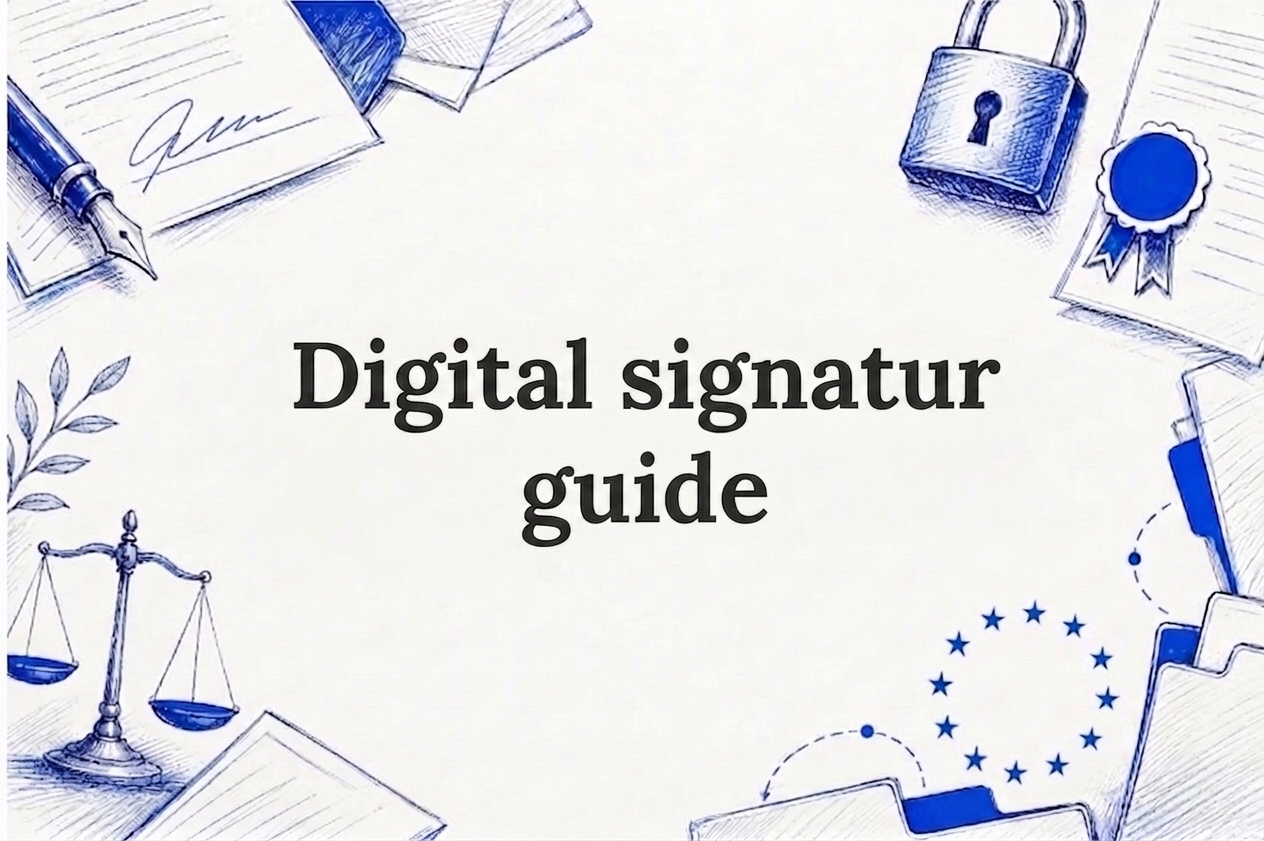 Digital underskrift guide: Sådan sender, signerer og arkiverer du dokumenter