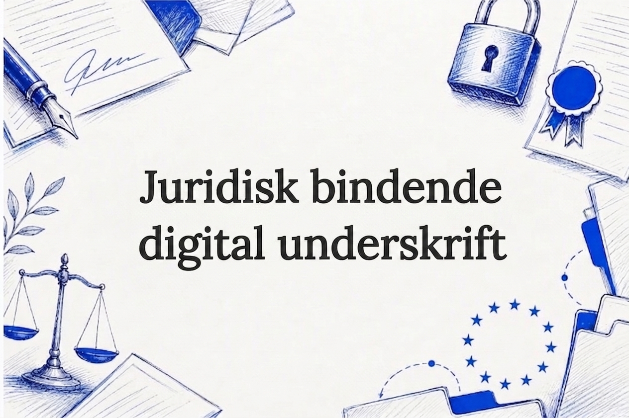 Juridisk bindende digital underskrift: Hvad kræves der i retten?