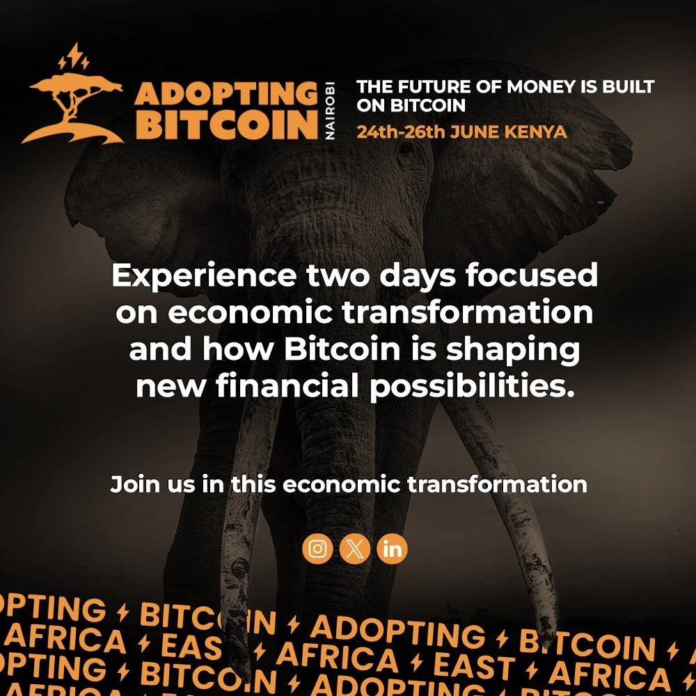 Bitcoin Nairobi Conference 2026 event poster