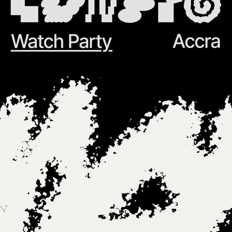 Accra Config Watch Party 2026 event poster
