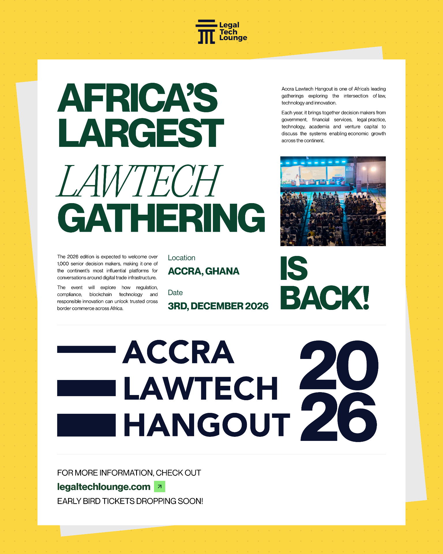 Accra Lawtech Hangout  2026 event poster