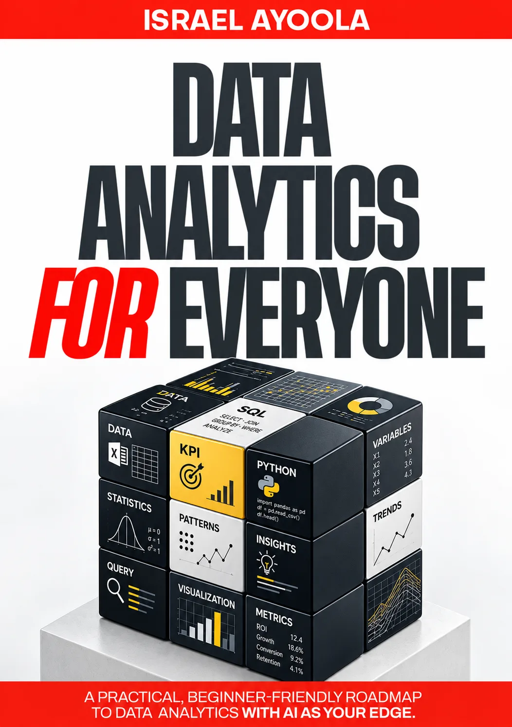 Data Analytics for Everyone - Book Launch event poster