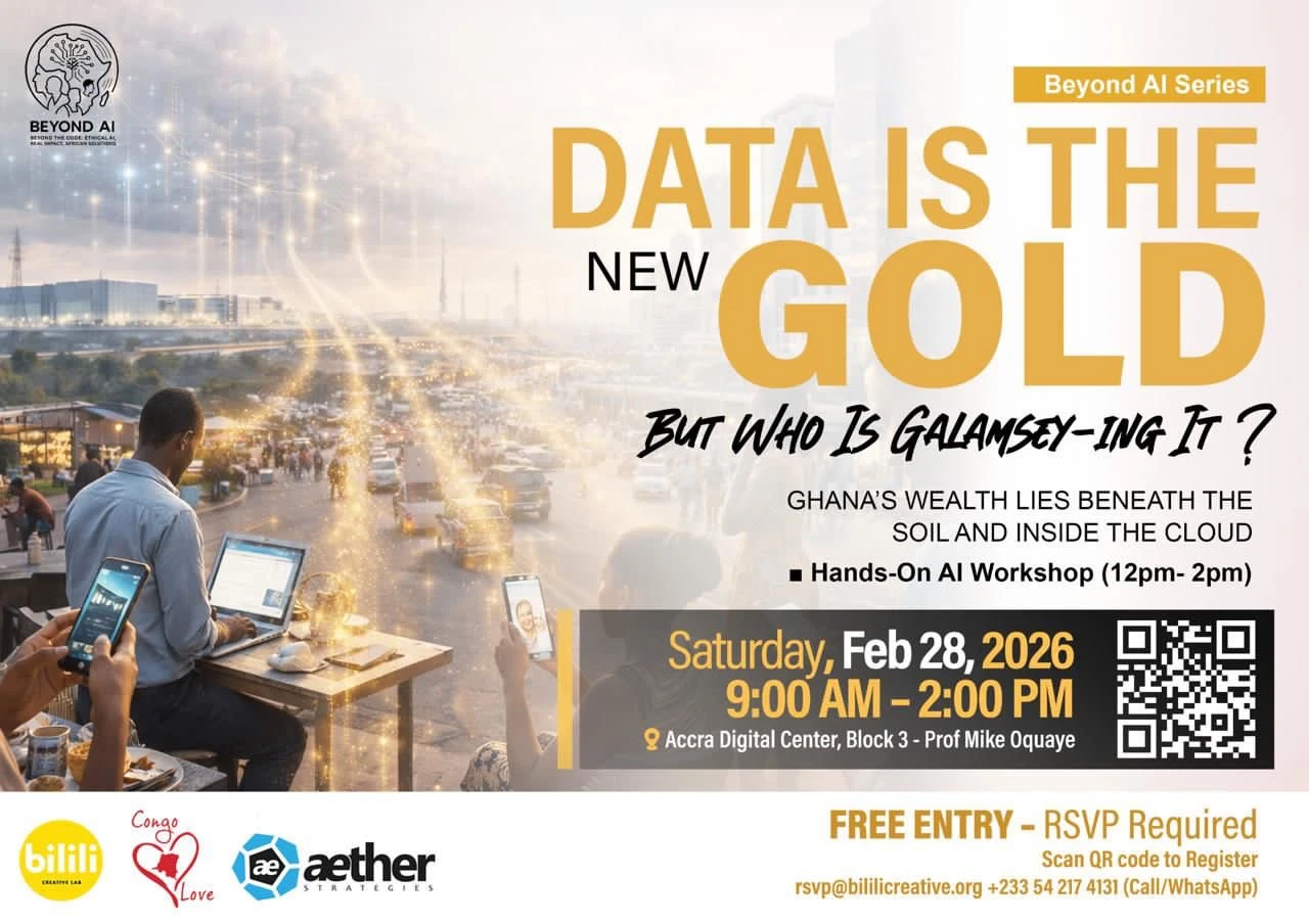 Data is the new Gold event poster