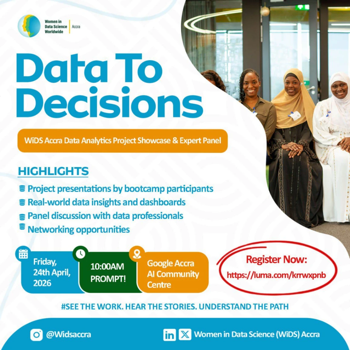 Data to Decisions event poster