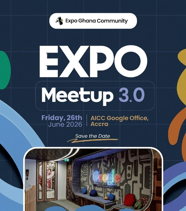 Expo Meetup 3.0 event poster