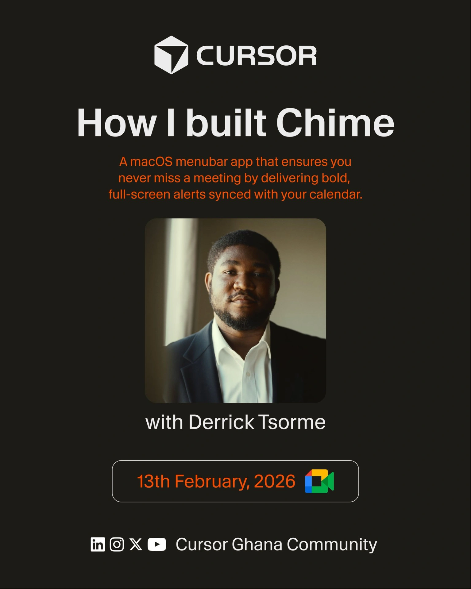 How I built Chime  event poster