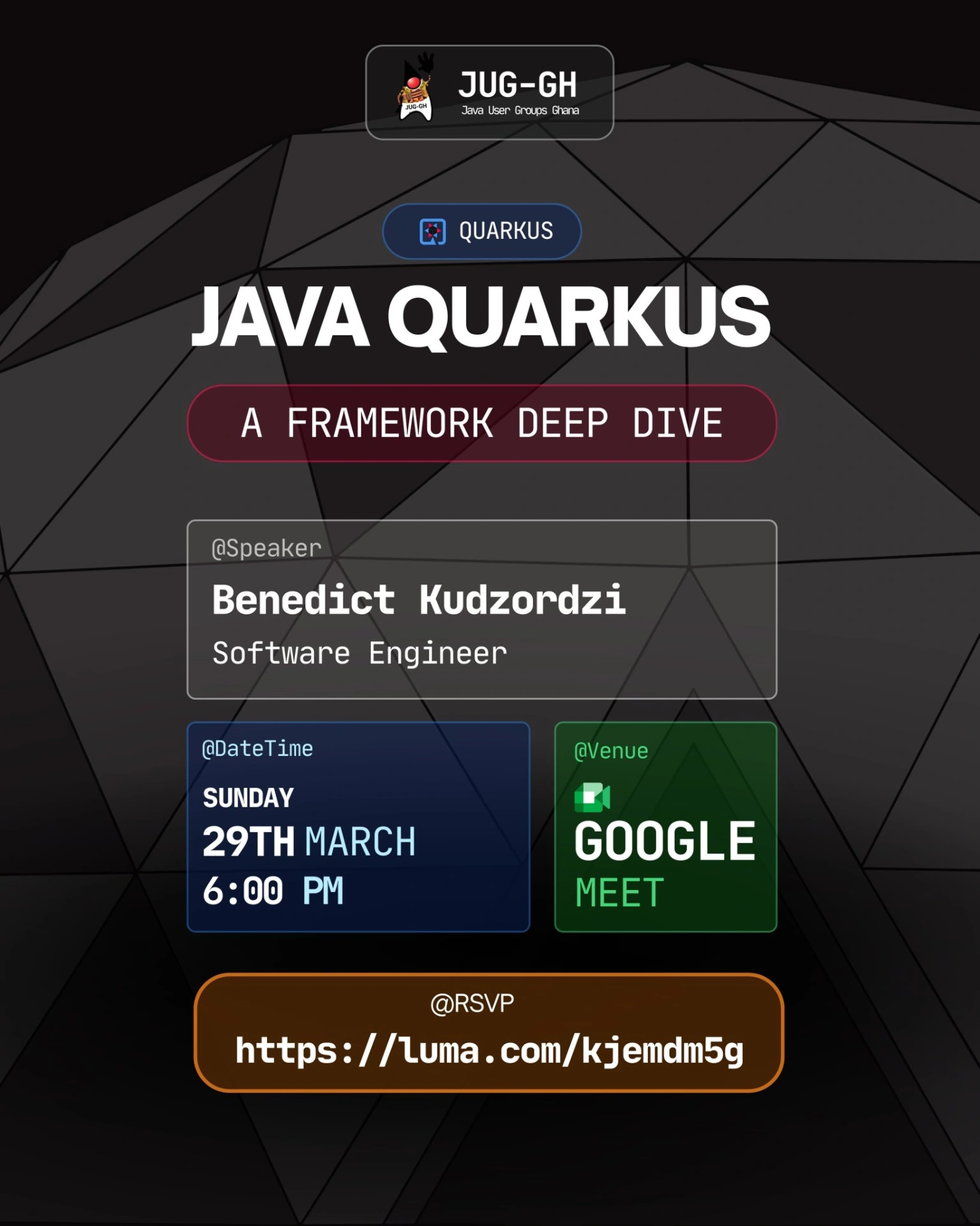 Java Quarkus - A deep dive event poster