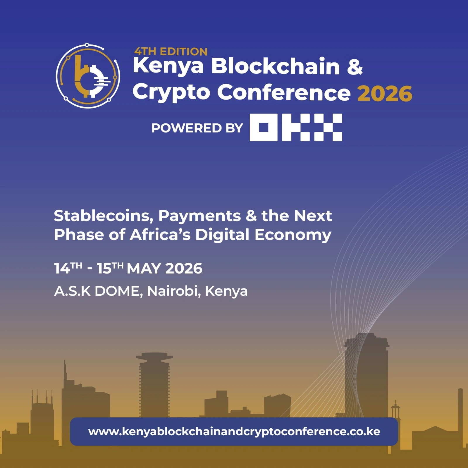 Kenya Blockchain & Crypto Conference 2026 event poster