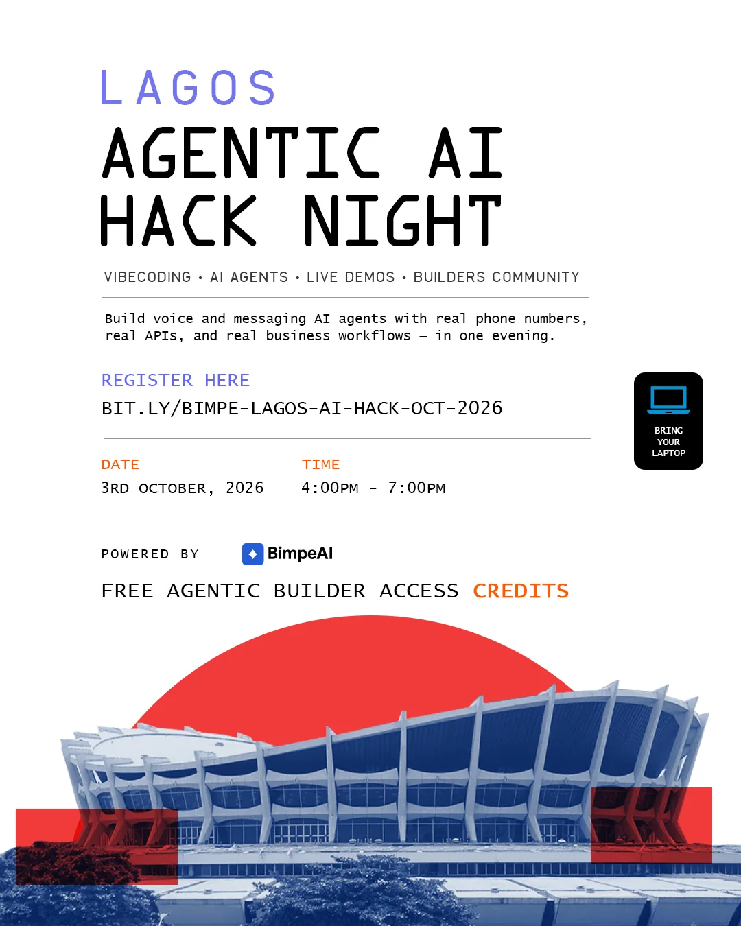 Lagos Agentic AI Build Day event poster