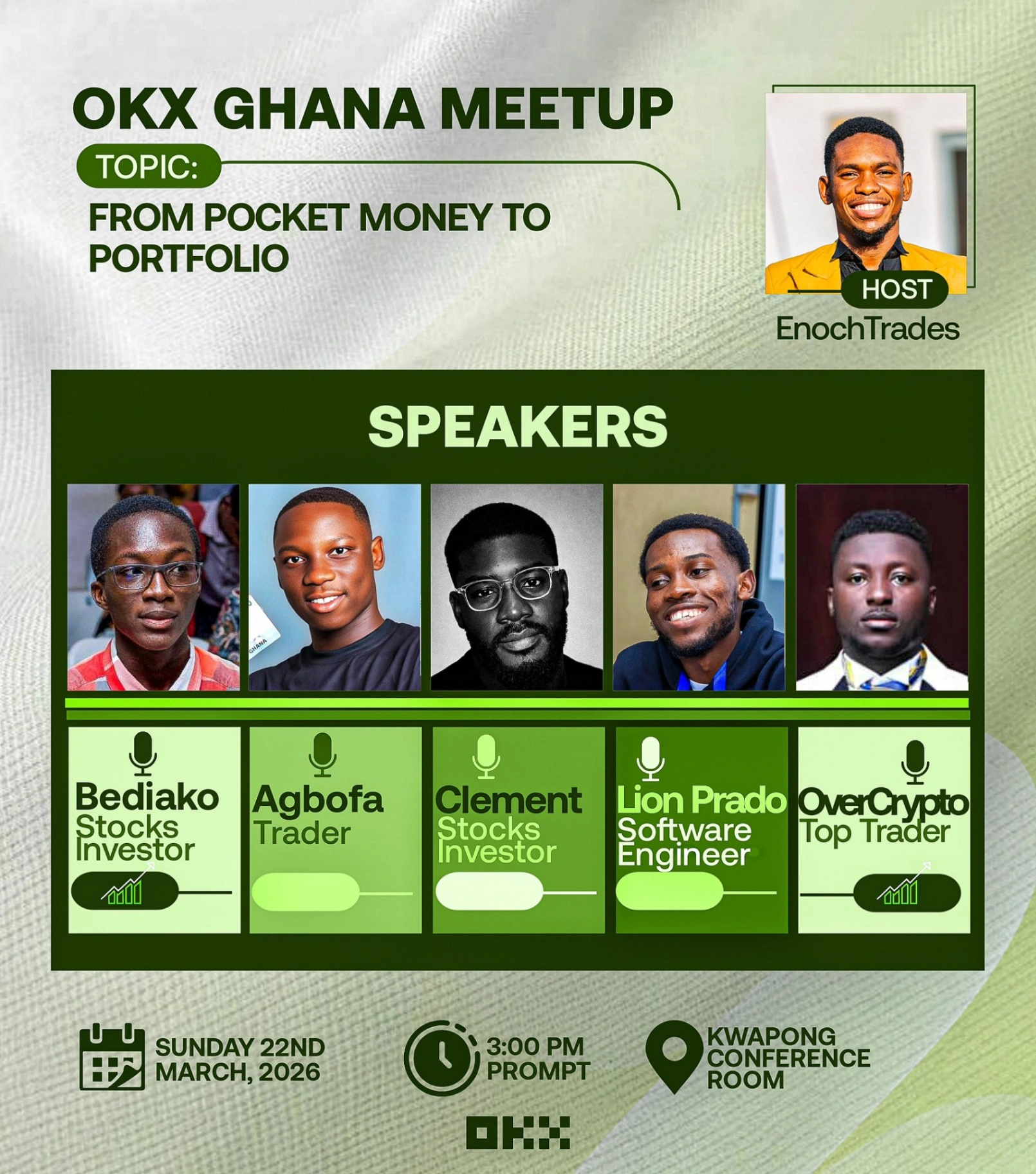 OKX GHANA MEETUP event poster