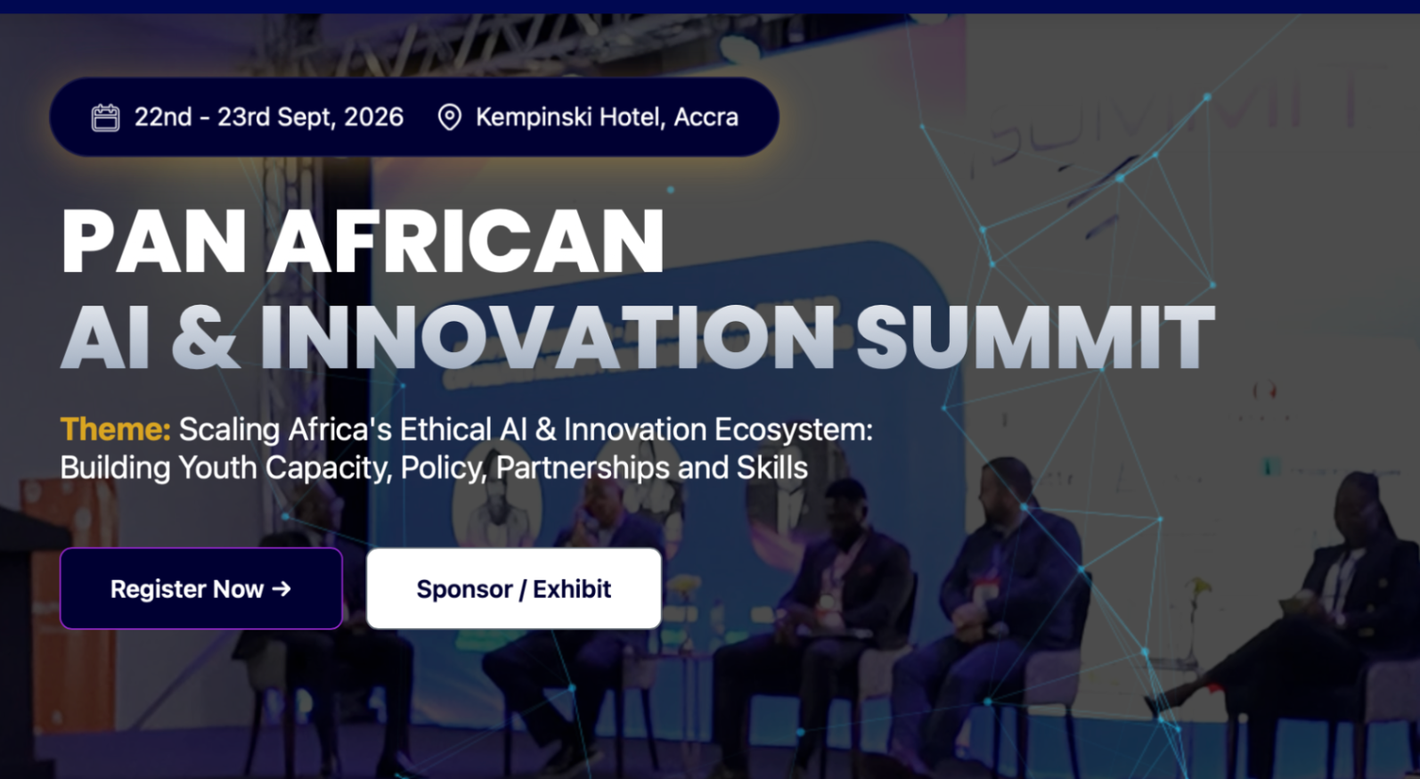 PAN AFRICAN AI & INNOVATION SUMMIT event poster