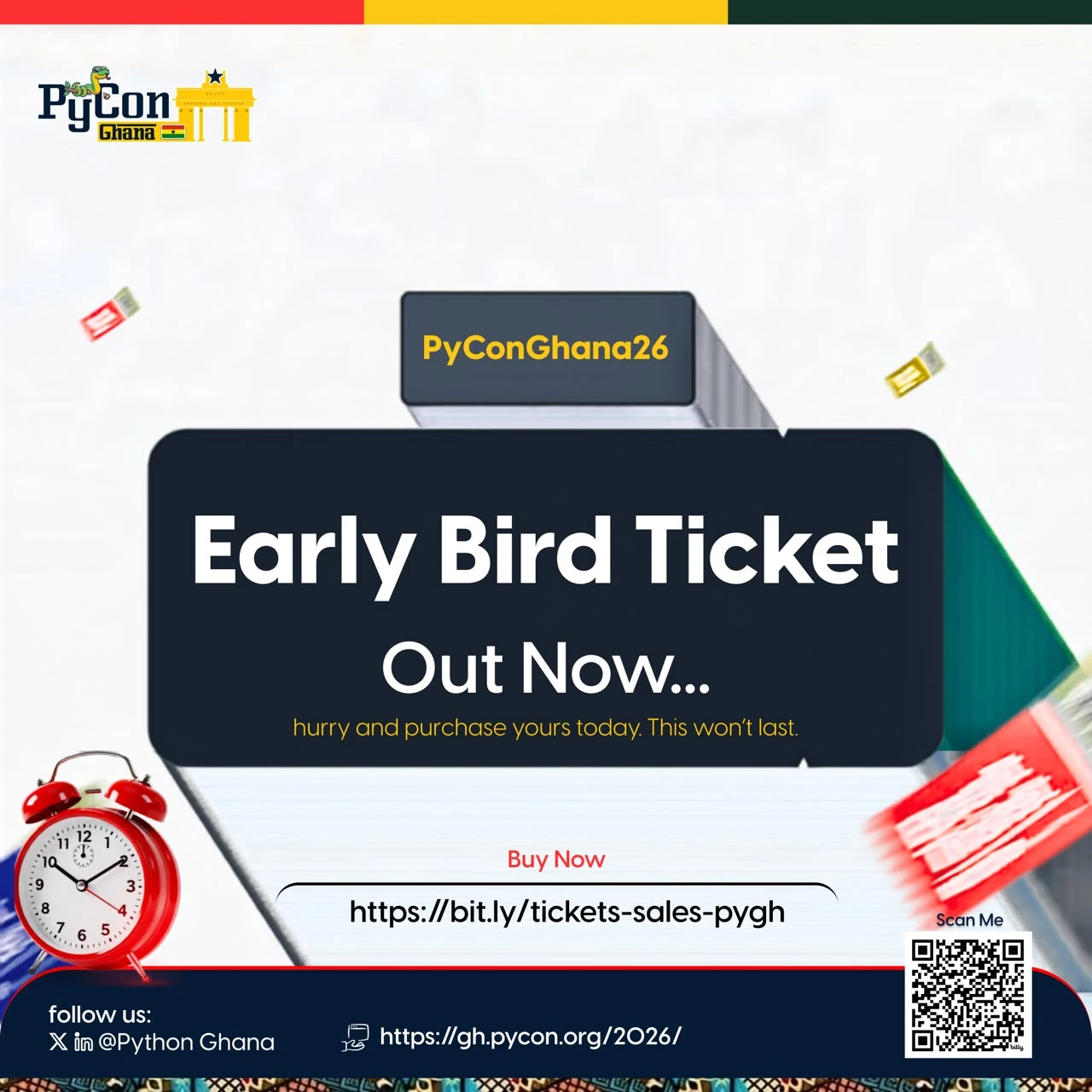 PyCon Ghana event poster