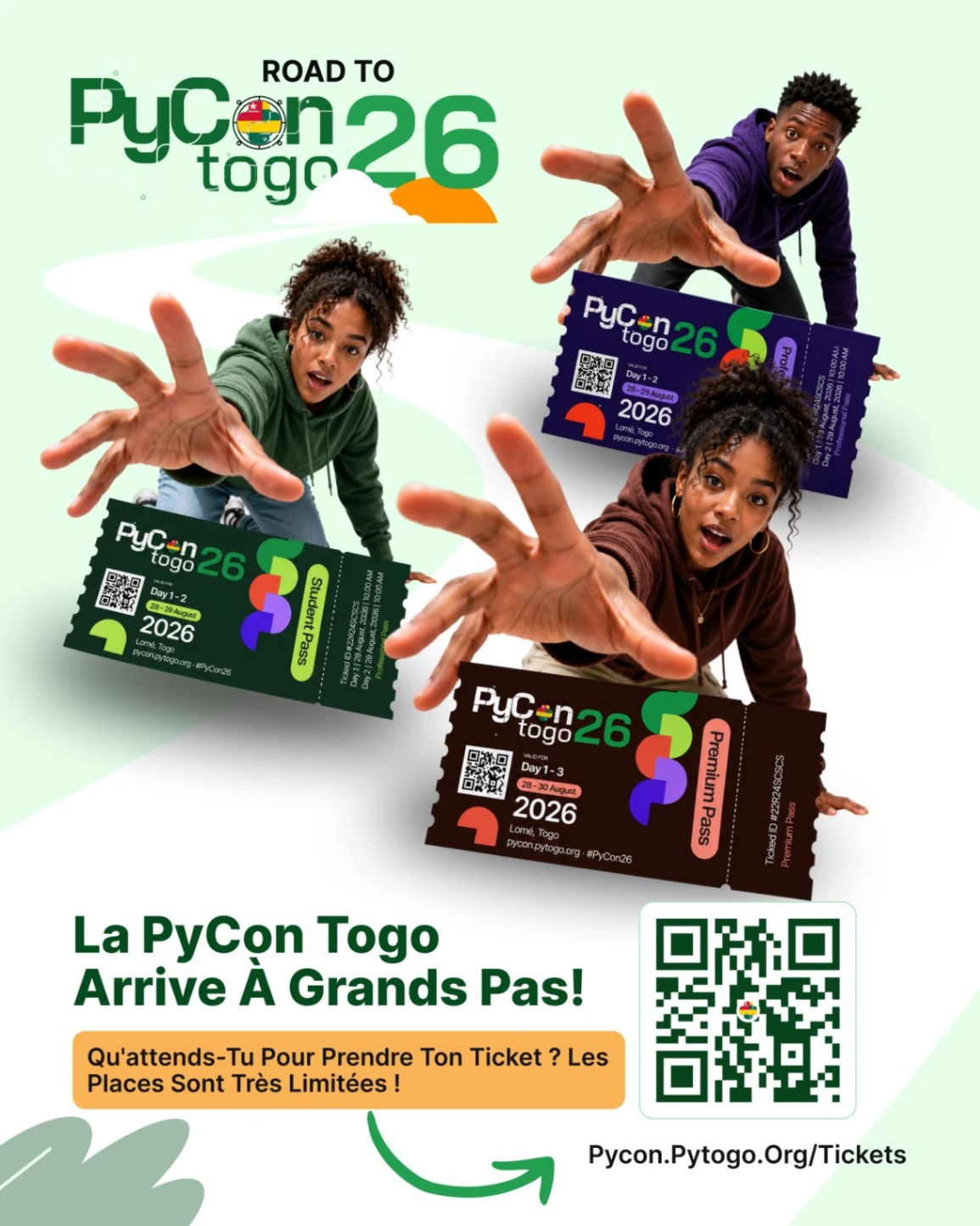 Pycon Togo 2026 Registration are Open event poster